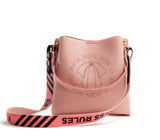 Gunas New York Tabitha Pink Bucket Shoulder Bag