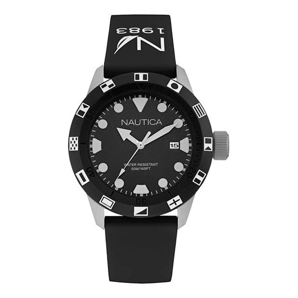 Men's Watch Nautica  NAI09509G Black-0