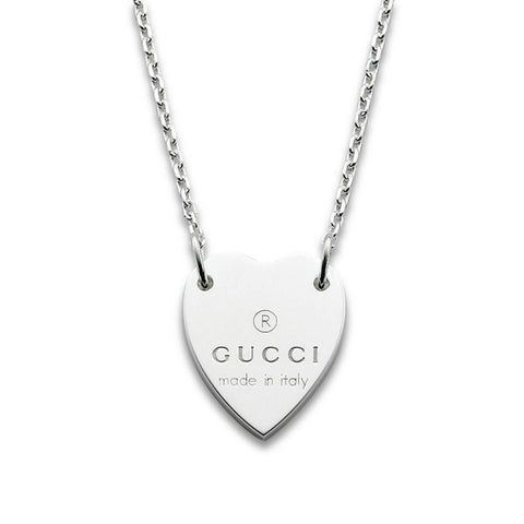 Ladies'Necklace Gucci YBB223512001 Silver-0