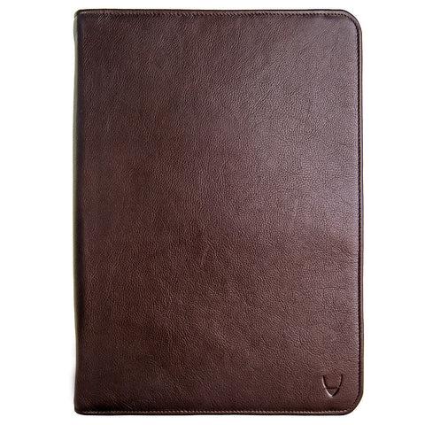 Hidesign iPad Tablet Leather Portfolio Brown
