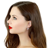 Kristin Perry Crystal Fan Ear Jacket Earring