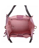 Old Trend Daisy Leather Tote with Coin Purse