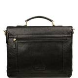 Hidesign Hunter 15" Laptop Compatible Leather Briefcase Black
