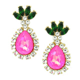 Kristin Perry Pineapple Crystal Drop Earrings