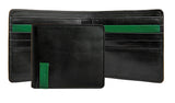 Hidesign Dylan 04 Leather Slim Bifold Wallet Black