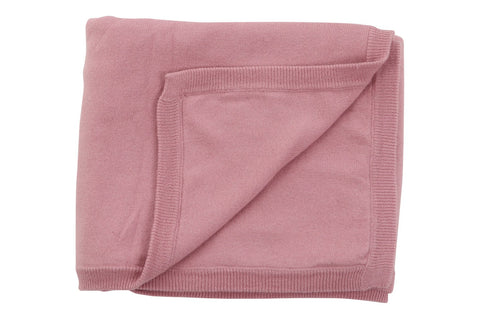 Sweet Peanut cotton cashmere blanket Pink