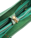 Old Trend Leather Prism Tote Bag