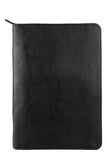 Hidesign IMG iPad Leather Portfolio/Padfolio with Handmade Paper Notebook Black