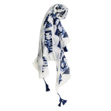 Claudia G Jan Scarf White Blue