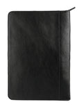 Hidesign IMG iPad Leather Portfolio/Padfolio with Handmade Paper Notebook Black