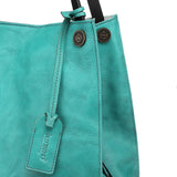 Old Trend Daisy Leather Tote with Coin Purse