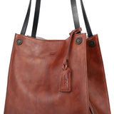 Old Trend Daisy Leather Tote with Coin Purse
