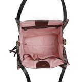 Old Trend Daisy Leather Tote with Coin Purse