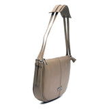 Trussardi D66TRC00035-CAMEL Leather Shoulder Bag Cream