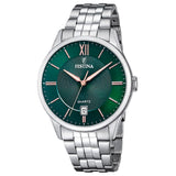 Men's Watch Festina F20425/7 Green Silver-0