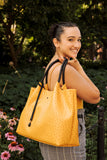 Gunas New York Naomi Black Vegan Leather Tote Bag