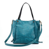 Old Trend Daisy Leather Tote with Coin Purse