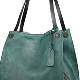 Old Trend Daisy Leather Tote with Coin Purse