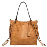 Old Trend Daisy Leather Tote with Coin Purse