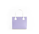 Gunas New York Oasis Purple Iris Vegan Canvas Satchel Bag