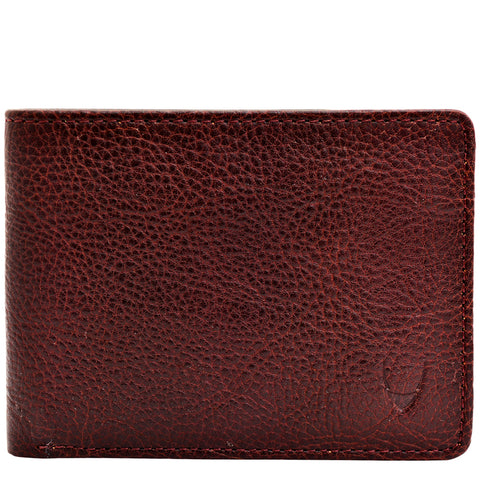 Hidesign Giles Classic Compact Thin Vegetable Tanned Leather Wallet Brown