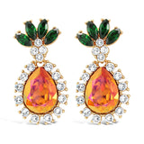 Kristin Perry Pineapple Crystal Drop Earrings
