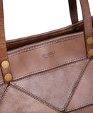 Old Trend Leather Prism Tote Bag