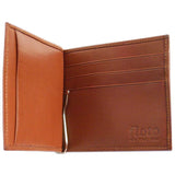 Floto Italian Leather Firenze Bill Money Fold Clip Wallet men's 2