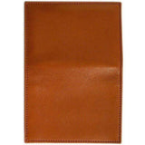 leather card case wallet floto brown