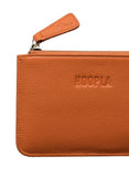 HOOPLA LEATHER COIN PURSE OCHRE BROWN