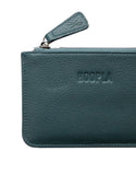 HOOPLA LEATHER COIN PURSE TEAL