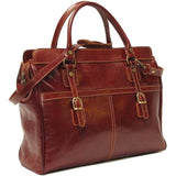 Floto Italian Leather Shoulder Bag Casiana Mini Women's Handbag brown