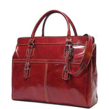 Floto Italian Leather Shoulder Bag Casiana Mini Women's Handbag red