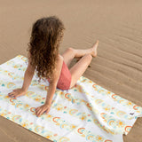 Dock & Bay Beach Towel Kids Collection M 100% Recycled Rainbow Road