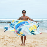Dock & Bay Beach Towel Michael Black Collection 100% Recycled Nothing Better