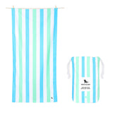 Dock & Bay Beach Towel Summer Collection L 100% Recycled Cool Lagoon