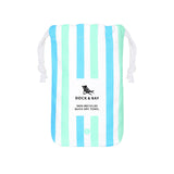 Dock & Bay Beach Towel Summer Collection L 100% Recycled Cool Lagoon