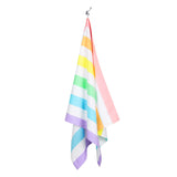 Dock & Bay Beach Towel Summer Collection L 100% Recycled Unicorn Waves