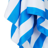 Dock & Bay Cooling Towel Cabana Collection 100% Recycled Bondi Blue