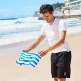 Dock & Bay Cooling Towel Cabana Collection 100% Recycled Bondi Blue