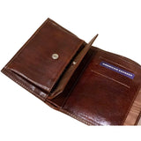 Leather Tri-fold Clutch Wallet Floto Venezia inside 3