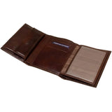 Leather Tri-fold Clutch Wallet Floto Venezia inside 1
