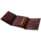 Leather Tri-fold Clutch Wallet Floto Venezia inside 2