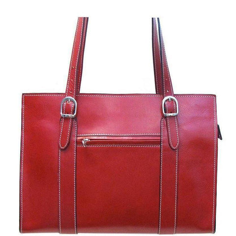 Floto Italian Leather Roma Women's Shoulder Bag Briefcase 