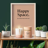 AERY LIVING Aromatherapy 200g Soy Candle Happy Space