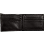 leather billfold wallet floto black