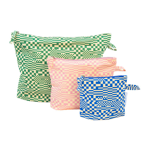 KIND Pouches (Set of 3) Trippy Check