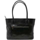 Floto Italian Leather Napoli Women's Handbag Shoulder Bag black