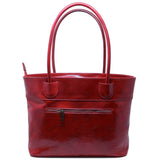 Floto Italian Leather Napoli Women's Handbag Shoulder Bag red