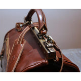 Leather Gladstone Carry On Bag Floto Positano frame